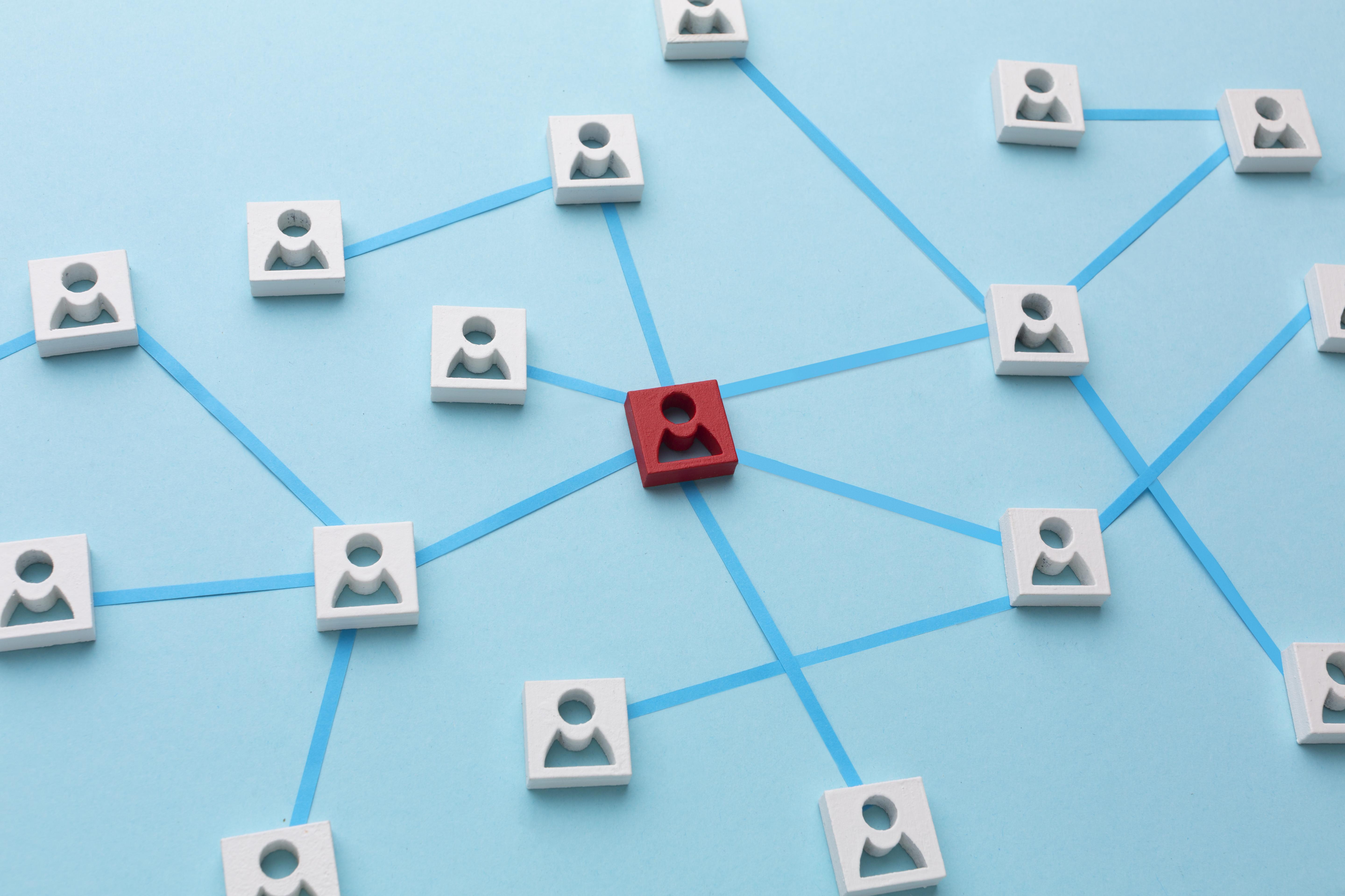 Networking Concept Still Life Assortment